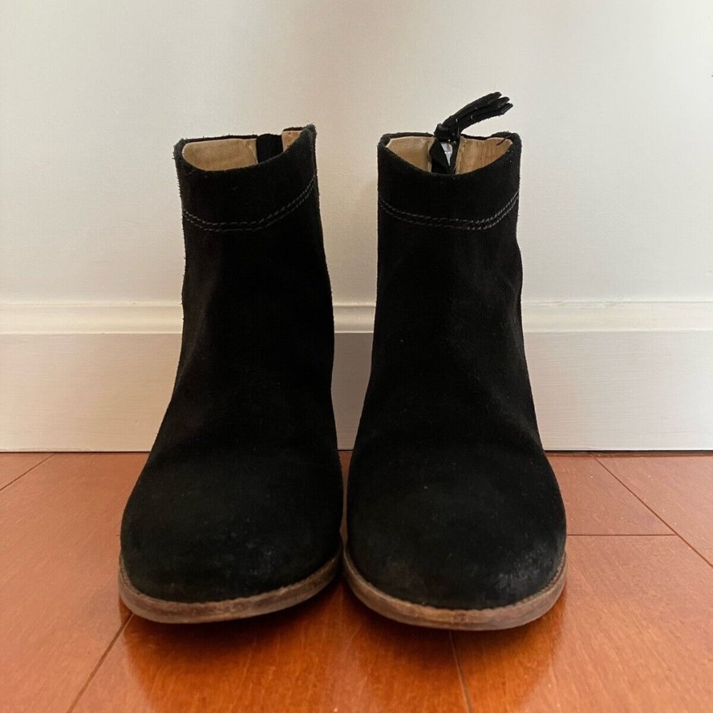 Splendid Women's Ryebrook Ankle Bootie Size 7 - Black Suede